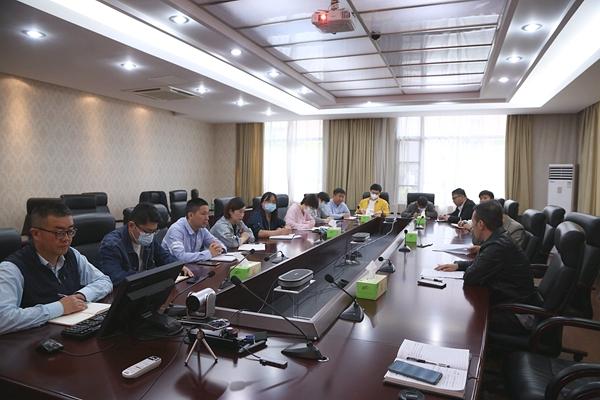 同济大学浙江学院于行政楼会议室召开应对新冠第二波疫情处置沙盘推演会
