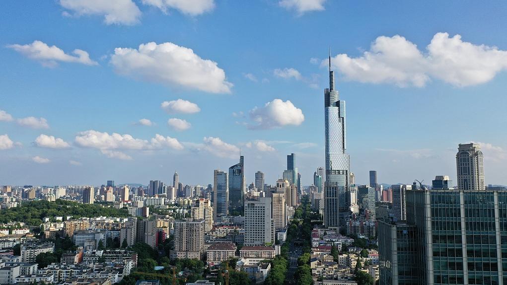 南京玄武区城市风光